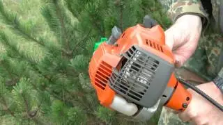String trimmer Husqvarna 323R review - and how to mow with trimmer properly!