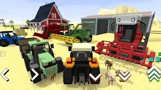 All Machinery Agricultural Unlock In Blocky Farm & Racing Simulator | Best Tractor | 2020 #Block