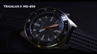 Reloj ESPA&Ntilde;OL resistente 800 m reales y con lume brutal 2025 - Revisi&oacute;n a fondo | Trigalux MD-800