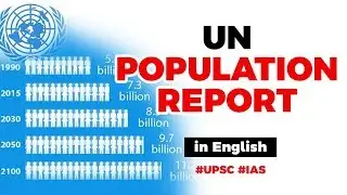 UN Population Report, By 2027 India will become the most populous country, Current Affairs 2019 #IAS