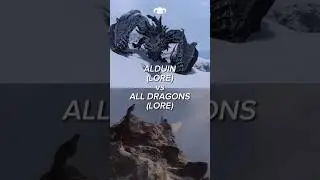 Alduin (Lore) vs All Dragons (Lore) 🐉🔥 || Skyrim Edit | #skyrim #alduin #battle #shorts