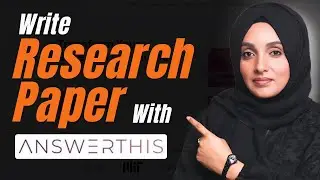 How Do I Write My Research Paper on the Weekend by Using 1 AI Tool | Answerthisio