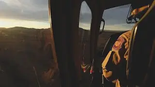 Flying on a U.S. Customs and Border Protection A-Star Helicopter