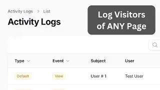 Filament Activity Log: Override Page Render Method