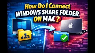 Как подключить общую папку Windows на Mac?