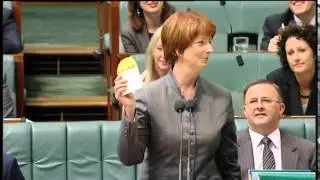 Julia Gillard - Workchoices propaganda (Question Time, 20 Feb 2008)