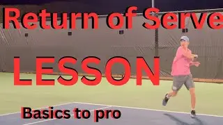 Return of serve | Tennis lesson | Basics to pro