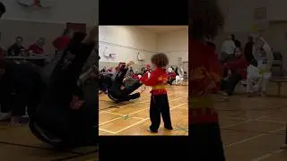 WATCH AS THIS KARATE MASTER Encourages his students to give their all! |#shorts #kata #tournament