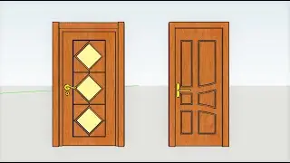 SketchUp Pro 4, Door Handle   Follow Me (Sweep)