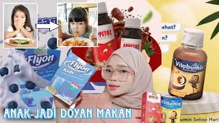REKOMENDASI 3 SUPLEMEN PENAMBAH NAFSU MAKAN ANAK TERBAIK | FLYON KIDS | APPETOZ | VITABUMIN