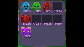 hatching gleaming crystal lord and the ruby empress in bubble gum clicker
