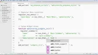 043 Adding Widget Areas in WordPress