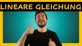 lineare Gleichungen l&ouml;sen (Erkl&auml;rung mit Beispielen)