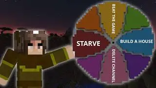 Minecraft BUT A Wheel Decides Every Choice I Make