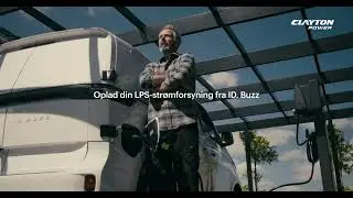 ID. Buzz med 230V LPS str&oslash;msystem fra Clayton Power (DK)