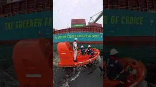 Rescue Boat Drill at Sea &ndash; Real Maritime Training