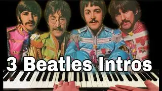 Best Beatles Intros EASY 6 Minute Piano Tutorial!