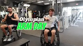 Arm Day with a Pro Wheelchair Bodybuilder!