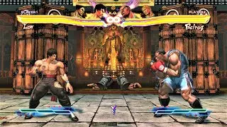 Law & Kazuya vs Balrog & Cody (Hardest AI) - Street Fighter X Tekken