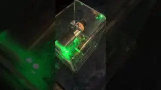 Micro-mini oscilloscope clock, world's smallest.