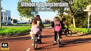E-Bike Ride: Uithoorn to Amsterdam, Netherlands | Scenic Dutch Journey