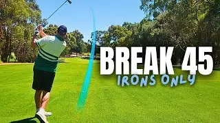23 Handicapper Tries Irons only! Should Score Better Right?