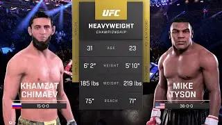 Khamzat Chimaev vs Mike Tyson Full Fight - UFC Fight Of The Night
