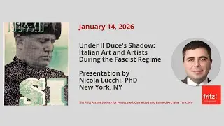 Under Il Duce's Shadow: Italian Art and Artists During the Fascist Regime, Nicola Lucchi, 1/14/2026