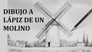 DIBUJO DE UN MOLINO.