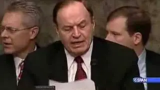 Dodd & Shelby at Financial Bailout Hearing