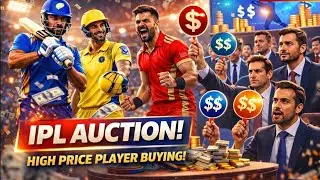IPL Action Live 2026 🔥 Самые выгодные цены на покупку игроков #cricketlive #ipl #iplaction #ipl20...