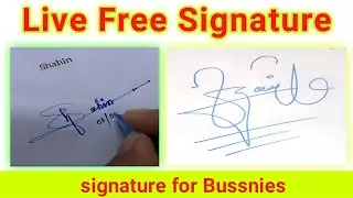 How to design  your own amazing signature ||Urdu/English name signature ||Unique signature#signature