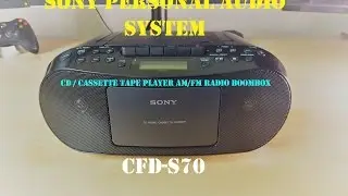 Sony - Personal Audio System - CFD S70 - unboxing and review