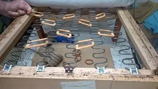 Nosag veer herstellen, bankherstellen