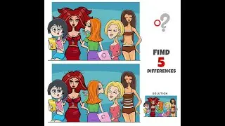Spot the Differences , Brain Games - Video#2401  #FindTheDifference #SpotTheDifference