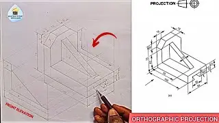 HOW TO USE QUADRANT TO DRAW ORTHOGRAPHIC PROJECTION IN FIRST AND THIRD ANGLE