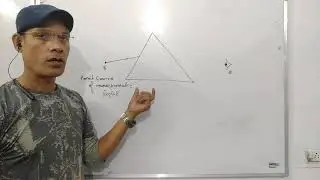 Ray diagram through glass prism