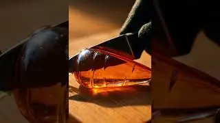 Cutting a Glass Carrot 🥕 | Macro ASMR #shortsloop #satisfying #asmrshorts #asmr  #asmrsounds
