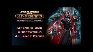SWTOR Hypercrate Opening! Underworld Alliance Packs