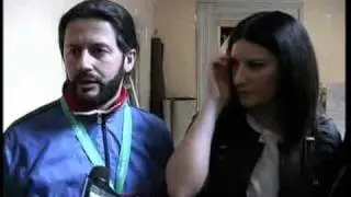 Laura Pausini consegna il ricavato di Amiche per l'Abruzzo