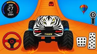 Monster Truck Mega Ramp Impossible Driver - Monster Truck Mega Ramp Racing - Android Gameplay 