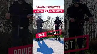 FULL REVIEW! Xiaomi Scooter 4 Ultra VS Xiaomi Scooter 4Pro Gen 2 - speed test on the slopes