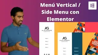 Menú Vertical Sticky con Elementor Pro | Sidebar menu