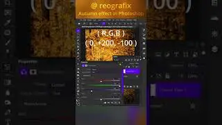 how to edit autumn effect in photoshop #shorts #tutorial