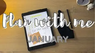 Plan with me | January 2021 || Metamoji Note Lite ✨
