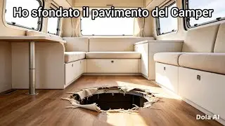 Pavimento sfondato.                                   Roma Germania in Camper ep2     