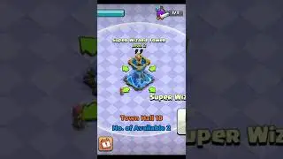 Super wizard tower lvl 1 to max lvl 😈 | clash of clans #clashofclans #cocshorts #gaming #shorts