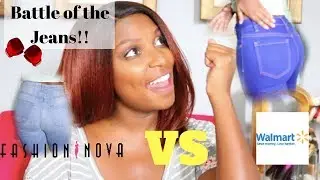 Best Jeans EVER?!| Fashion Nova vs Walmart High Waisted Jeans