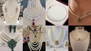 Timeless Pearl Jewelry Set | Gold & White Pearls with Pink Stone Elegance