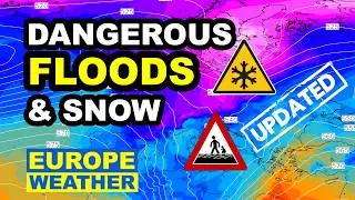 [9/2/2026-24/2/2026] Wild Weather for parts of Europe | GFS rain, snow & Temperature (850hPa) maps